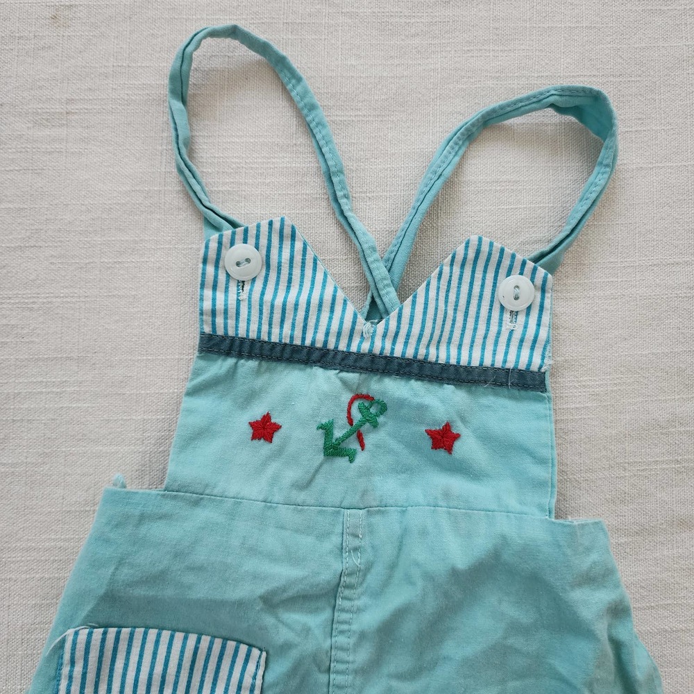 Vintage 50s/60s Anchor Romper 2t - Picture 2 of 5